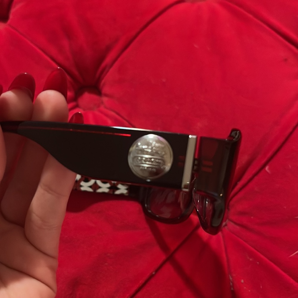 Coach Burgundy Sunglasses - Picture 3 of 8